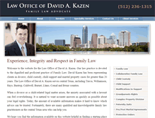 Tablet Screenshot of kazenlaw.com